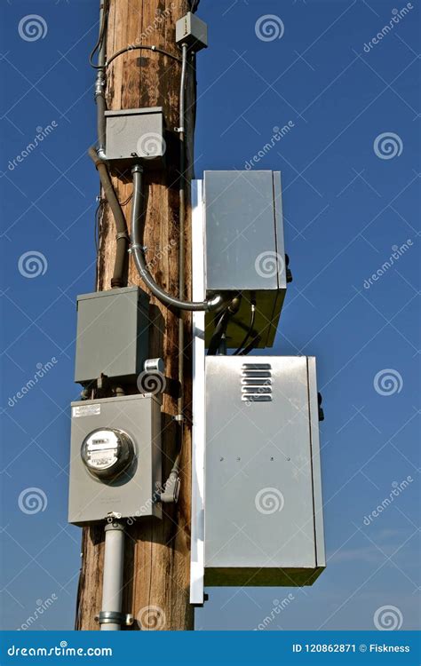 electrical box on pole|side mount electrical box.